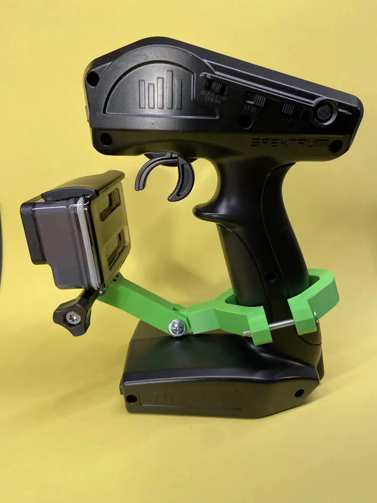 Rc Gopro Mount Universal Smartphone GoPro RC Radio Mount - Free 3D Print Model ...