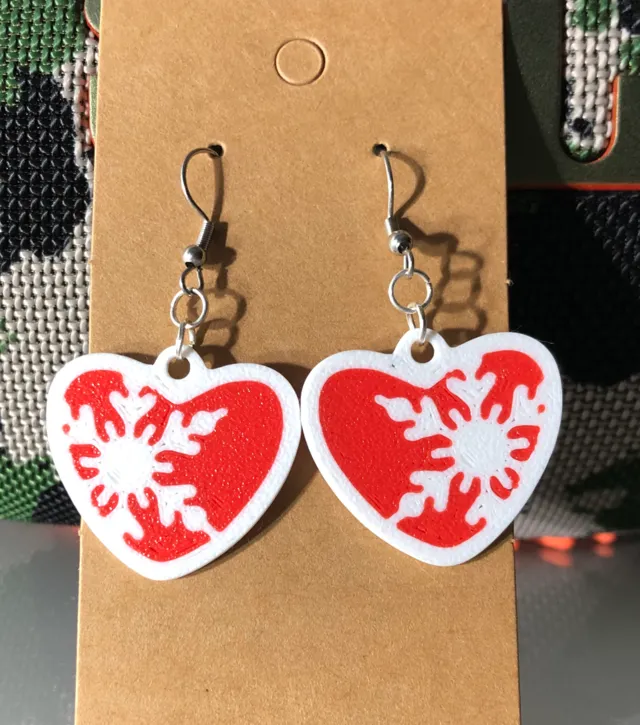 Heart Snowflake earrings AMS