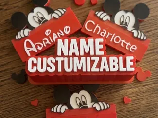 NOME CON TOPOLINO DISNEY PERSONALIZZABILE