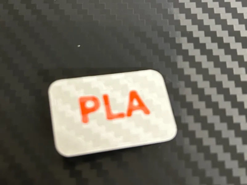 marker tag PLA for Spring clip