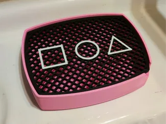 Squid Game theme soap dish