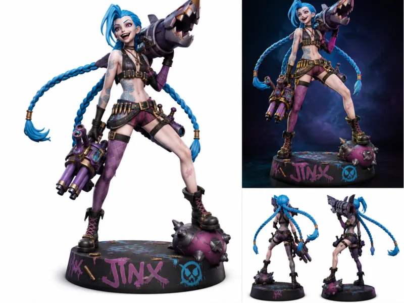 Jinx – Color 3D Print Figure