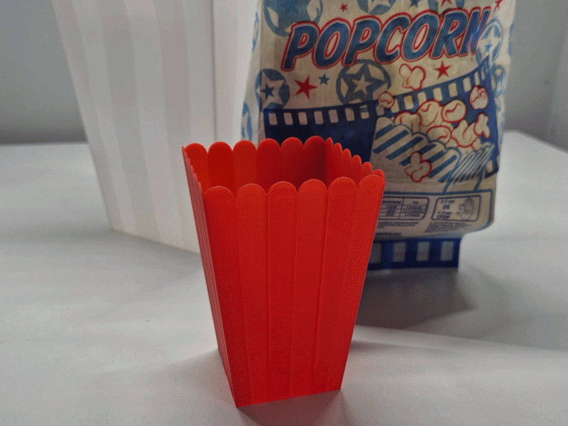 Cinema Style Popcorn Container