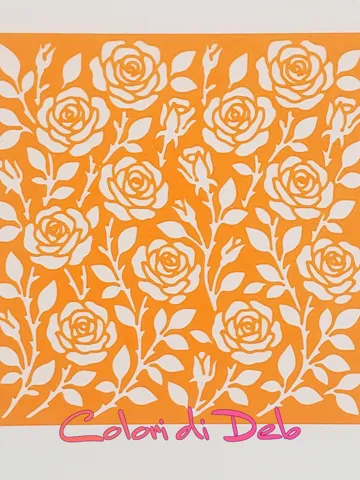 Accesorio para impresora 3D: Stencil per polymer clay Rose — vista de referencia 2