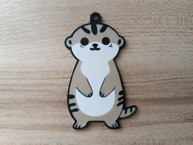 Cute Meerkat Keychain