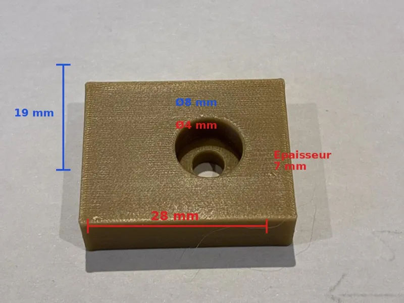 Butée de porte de douche  shower door stopper