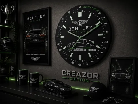 Cuadro decorativo en 3D: Horloge Murale Modulaire – Edition Bentley — referencia de MakerWorld