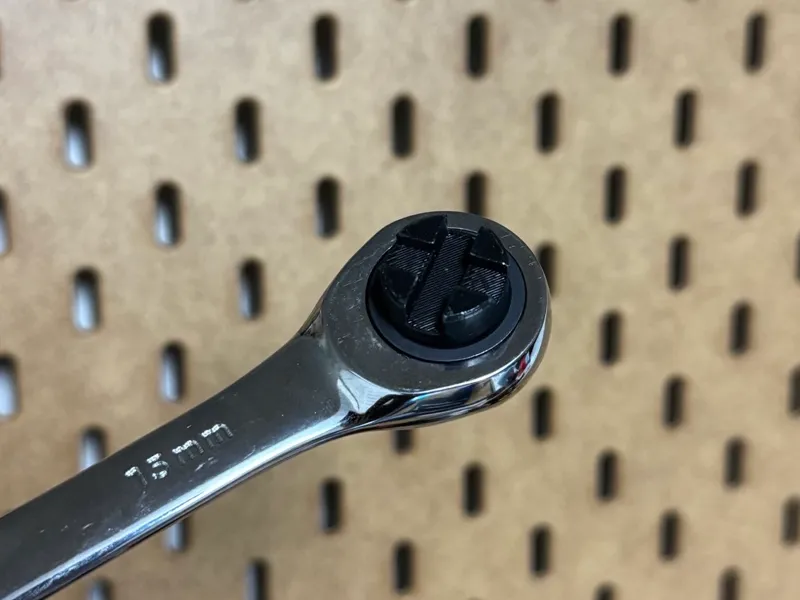 T-Clip Tool using 15mm Wrench - IKEA Skadis
