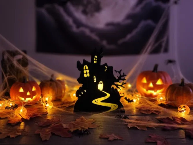 Tiny Halloween Spooky House