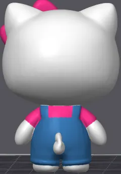 Hello Kitty figurine by nickskorstad2 MakerWorld: Download Free 3D Models
