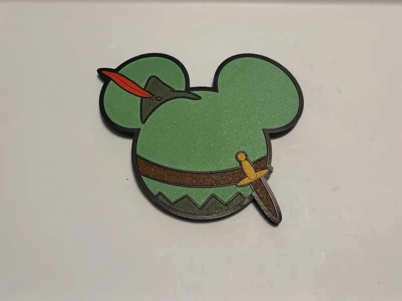 Disney DCL Peter Pan Door Magnet No AMS Multipart