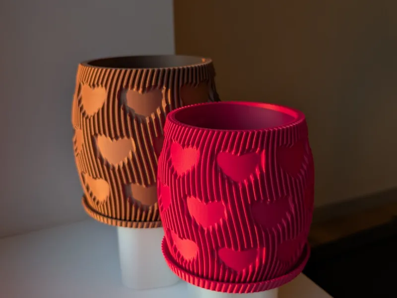 Cozy Hearts Planter