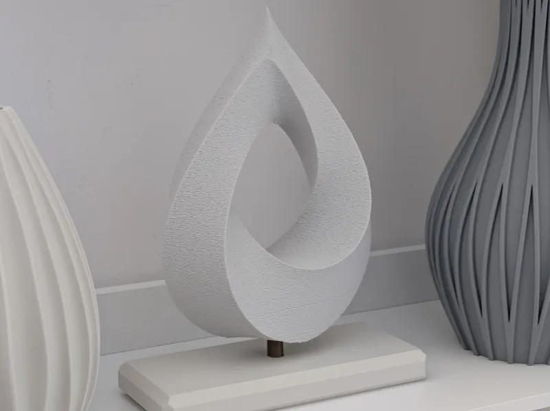 "Mobius Teardrop" - Desk Sculpture
