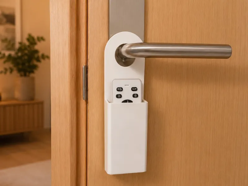 Door Handle Remote Holder