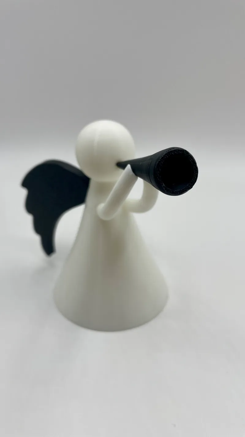 Angel with horn