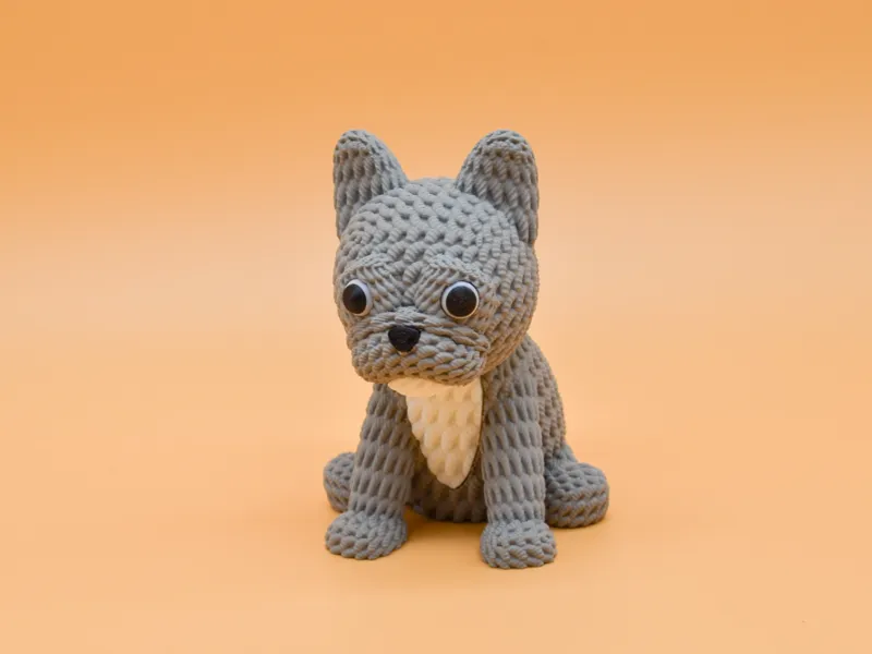 Crochet Style French Bulldog NO AMS REQUIRED