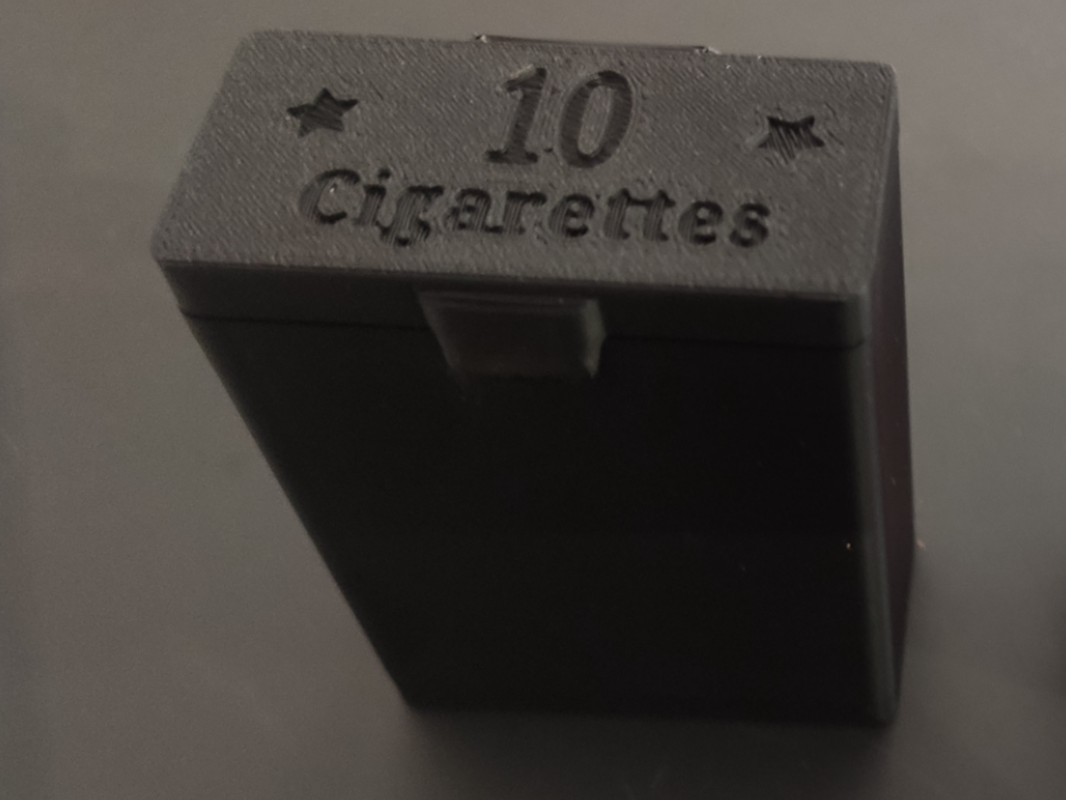 Portasigarette da 10 – Con coperchio a cerniera