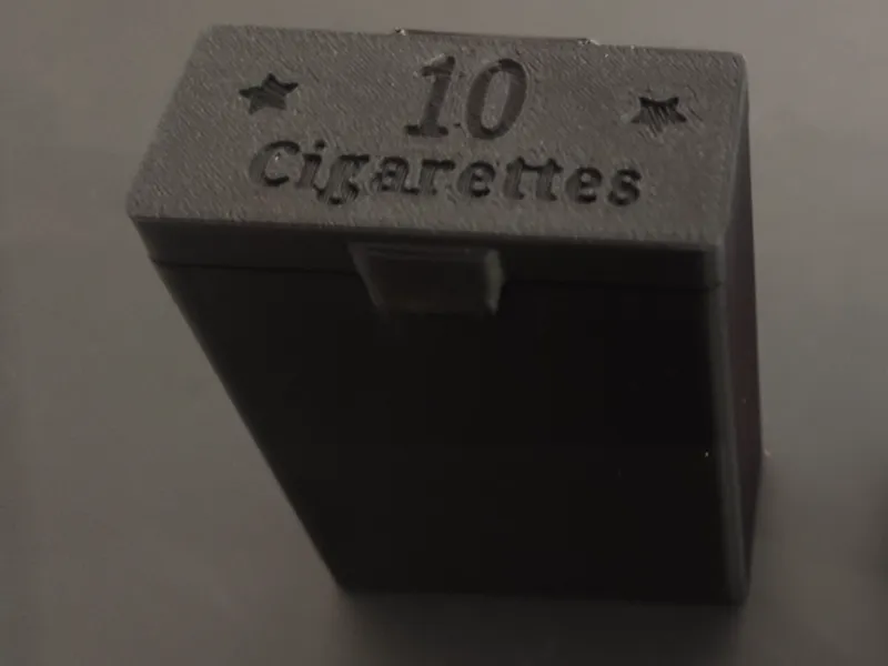 Portasigarette da 10 – Con coperchio a cerniera