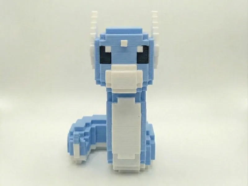 DRATINI Pixel Art 8 bit - Collezione Pokémon