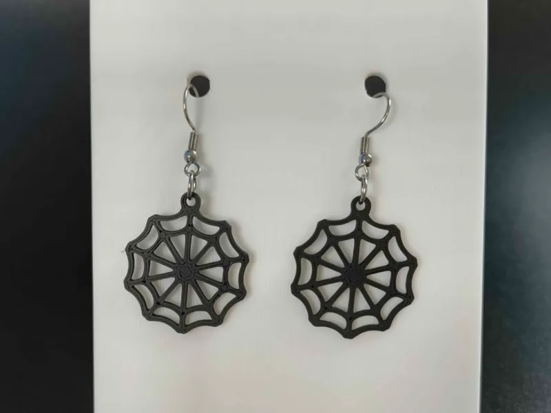 Round Web Earring