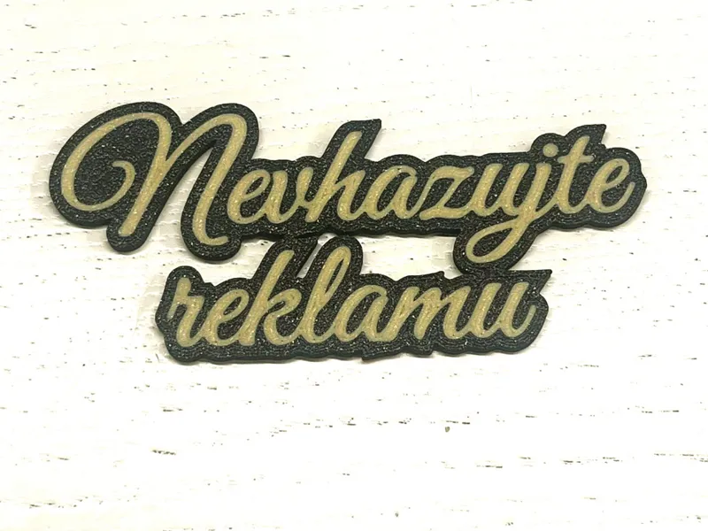 Nevhazujte reklamu