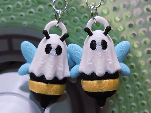 3D BOO BEE Earrings/Keychain