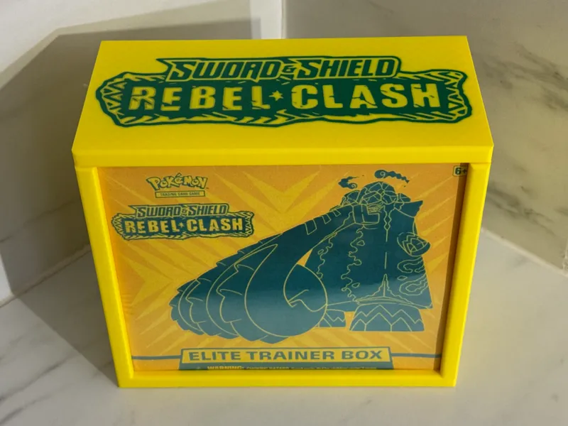 Pokemon ETB Box Protector Case Rebel Clash