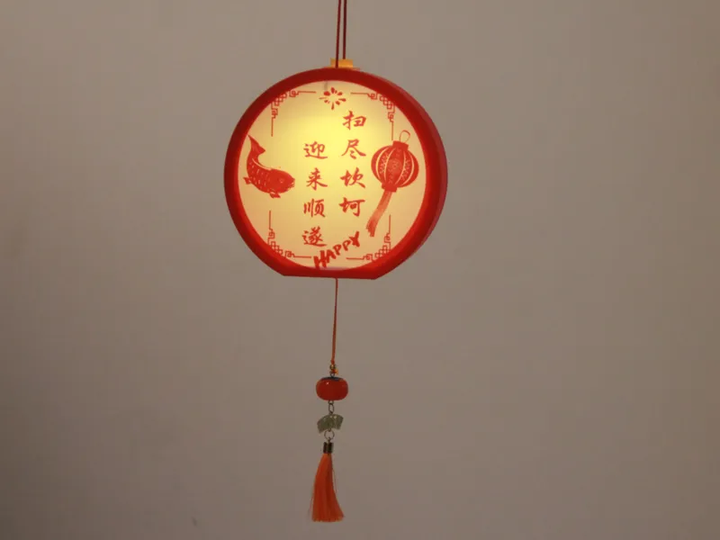 传统字谜元宵节灯笼，灯面字谜可以自己编辑，打印仅需3个多小时，安装简单