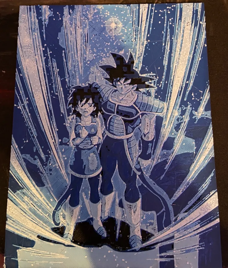 dragon ball z bardock gine hueforge