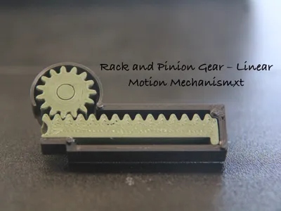 Rack and Pinion Gear – Linear Motion Mechanism