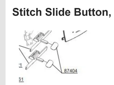 Stitch Slide Button, Singer #87404