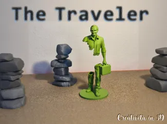 The Traveler sculpture