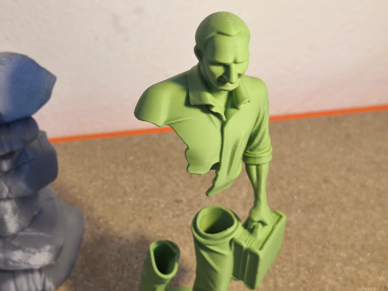 The Traveler sculpture view 2