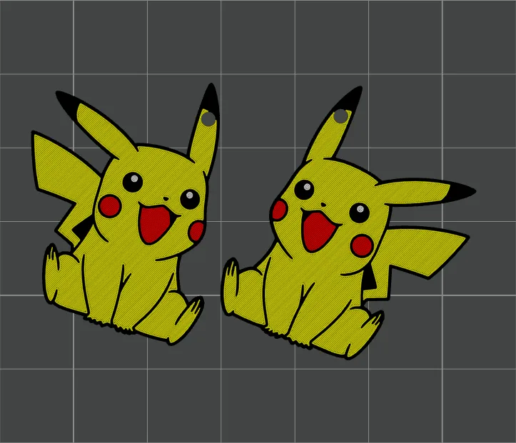 Pokemon "Pikachu" Earrings view 2