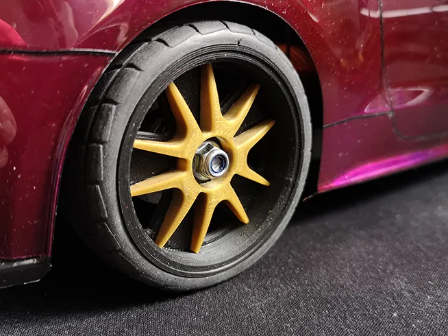 1/10 RC Car Wheel Rim - Champagne