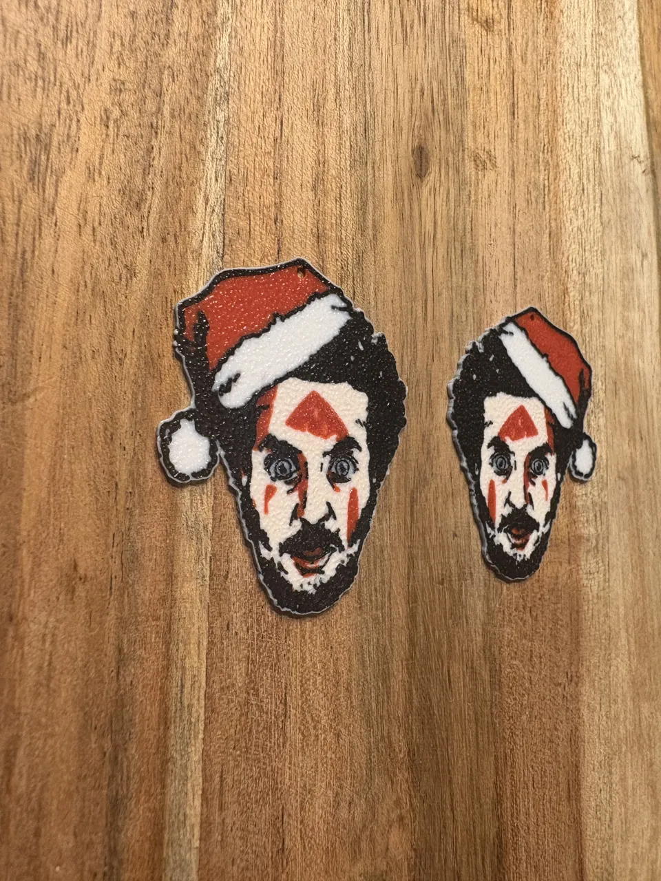 Home Alone Marv Christmas Earrings view 3