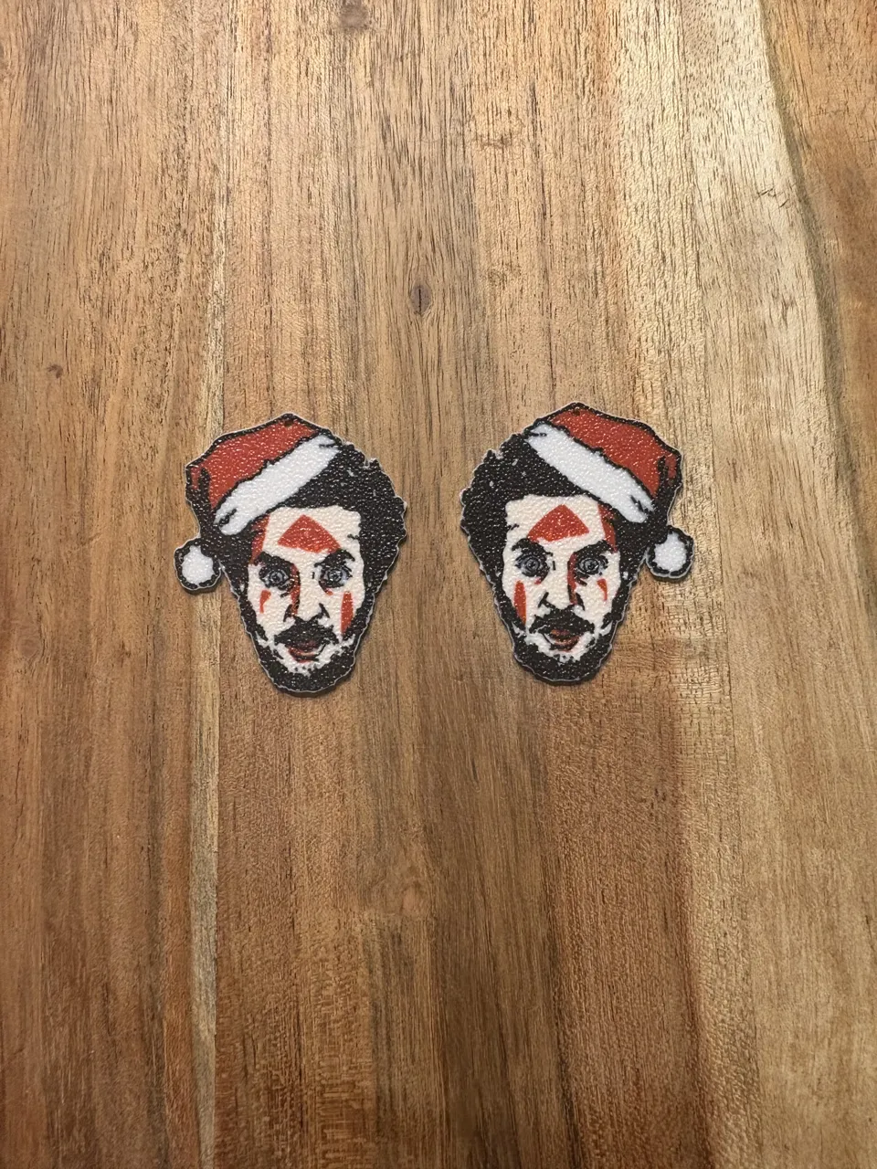 Home Alone Marv Christmas Earrings view 2