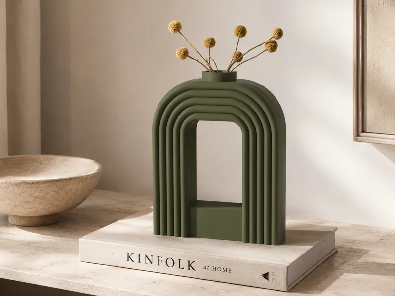 Portal - Short Neck Ribbed Vase