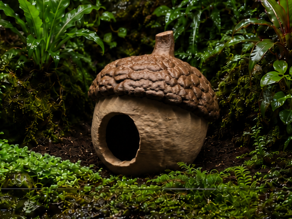 Acorn Hideout - Terrarium & Aquarium Decor
