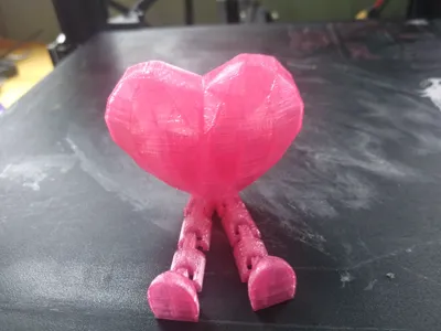 Low poly heart
