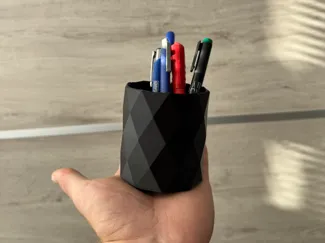 Geometric Pen / Pencil Holder – could be a vase