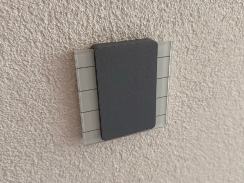 Abdeckung für KNX Schalter zum Schlafen ohne Licht