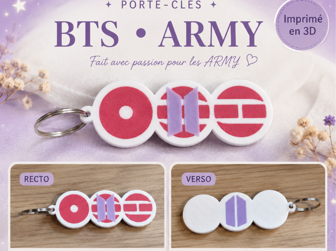 BTS x ARMY – Porte-clés Arirang Double Face