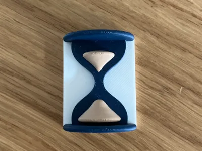 Hourglass with dedication