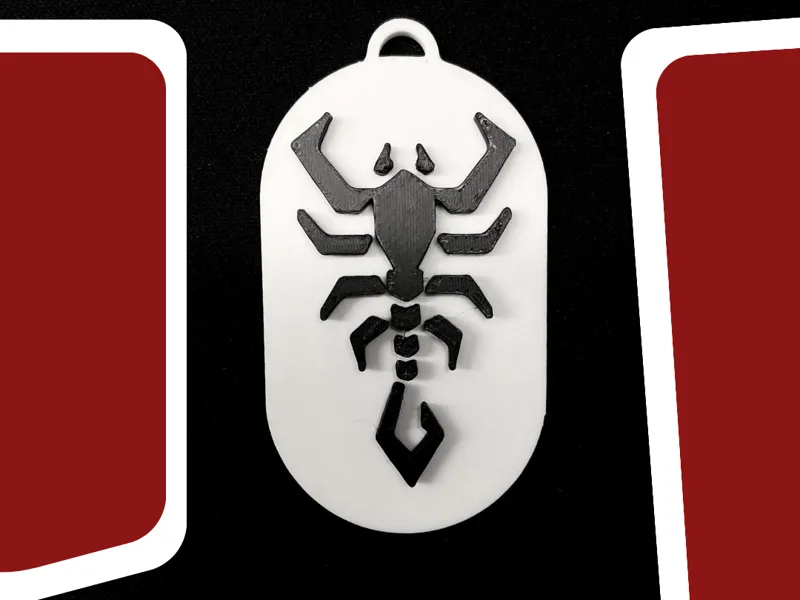 Scorpion Keychain