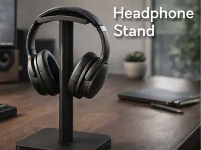 Gaming Headphone Stand – One‑Piece
