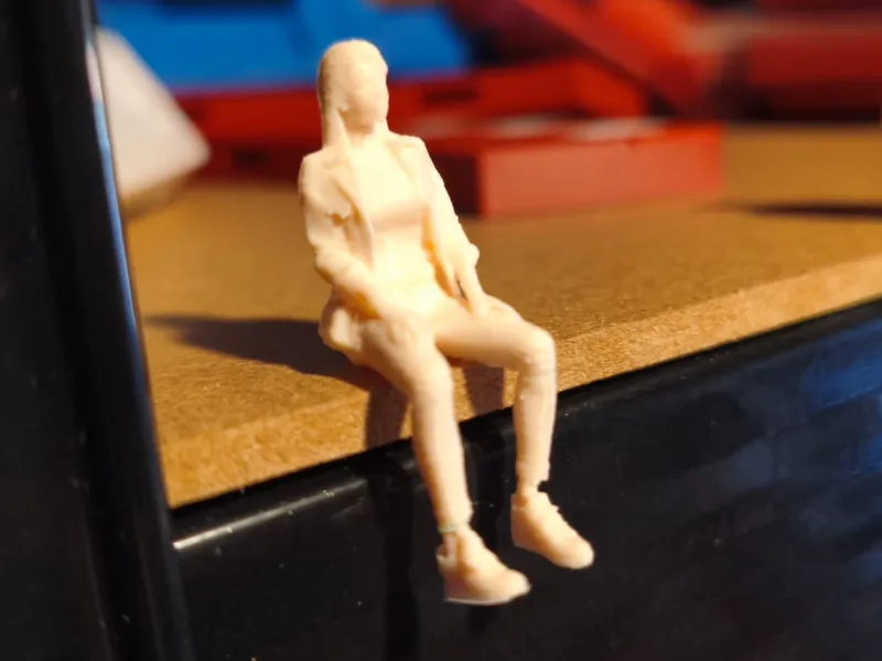 Seated Woman Figure Jacket Dioramas & Scale Models