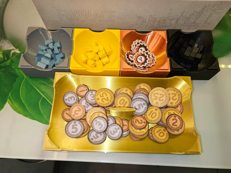 Furnace board game modular insert