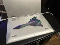 0.2mm layer, 2 walls, 15% infill, supports enabled