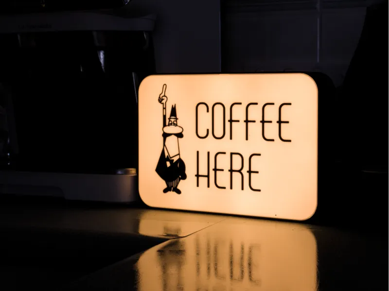 Coffee Lightbox